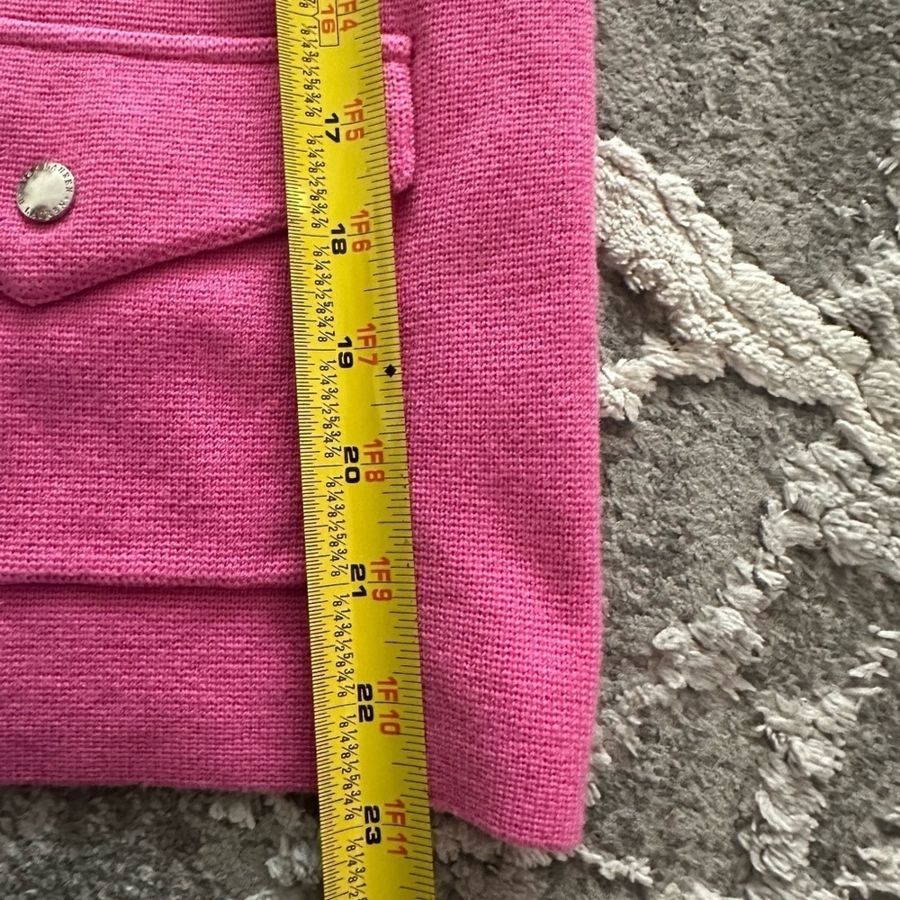 Ralph Lauren Tops | RI Pink Knit
Zipper Jacket | Color: Pink size L petite - Picture 7 of 10